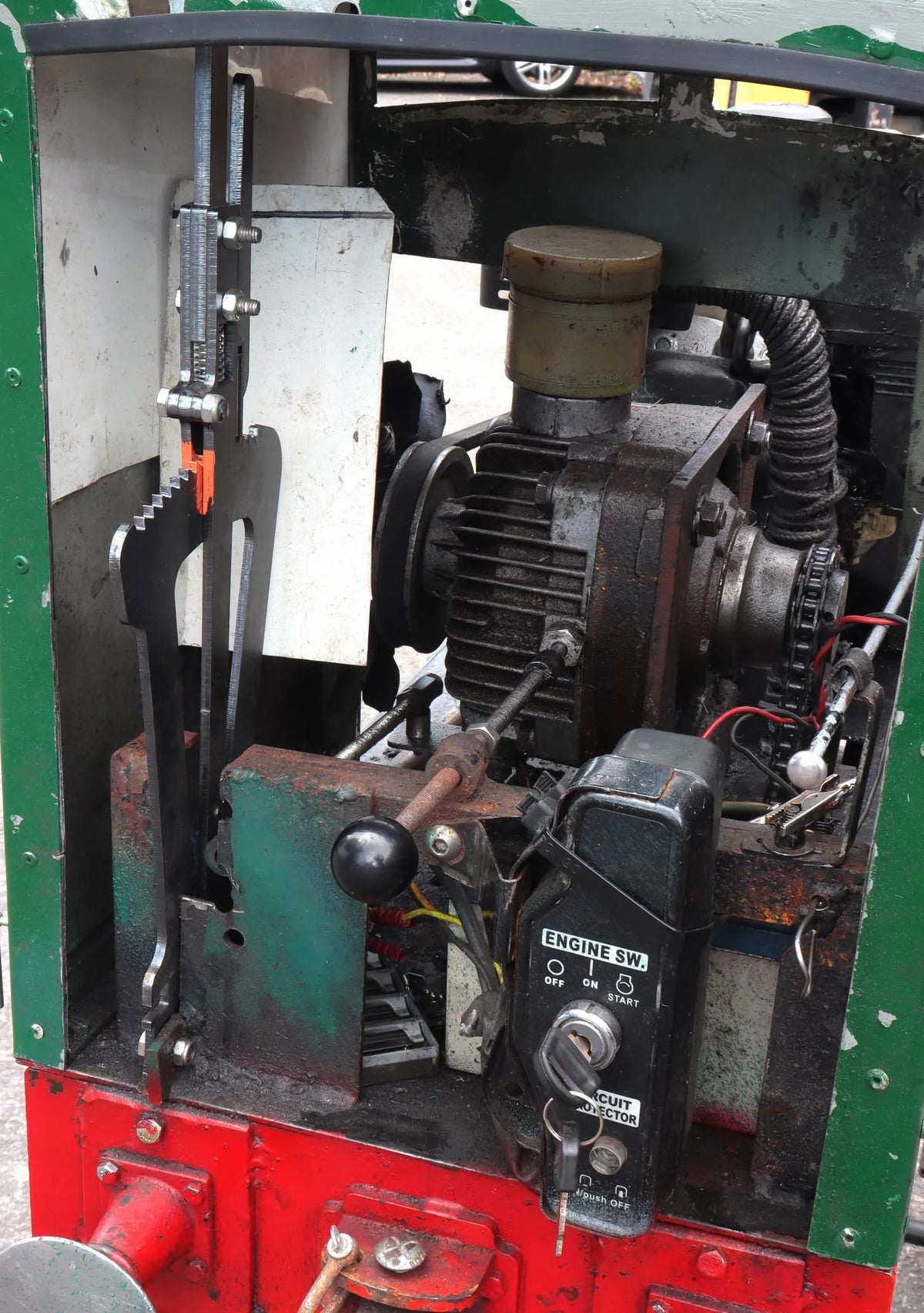 7 1/4 inch gauge petrol hydraulic shunter