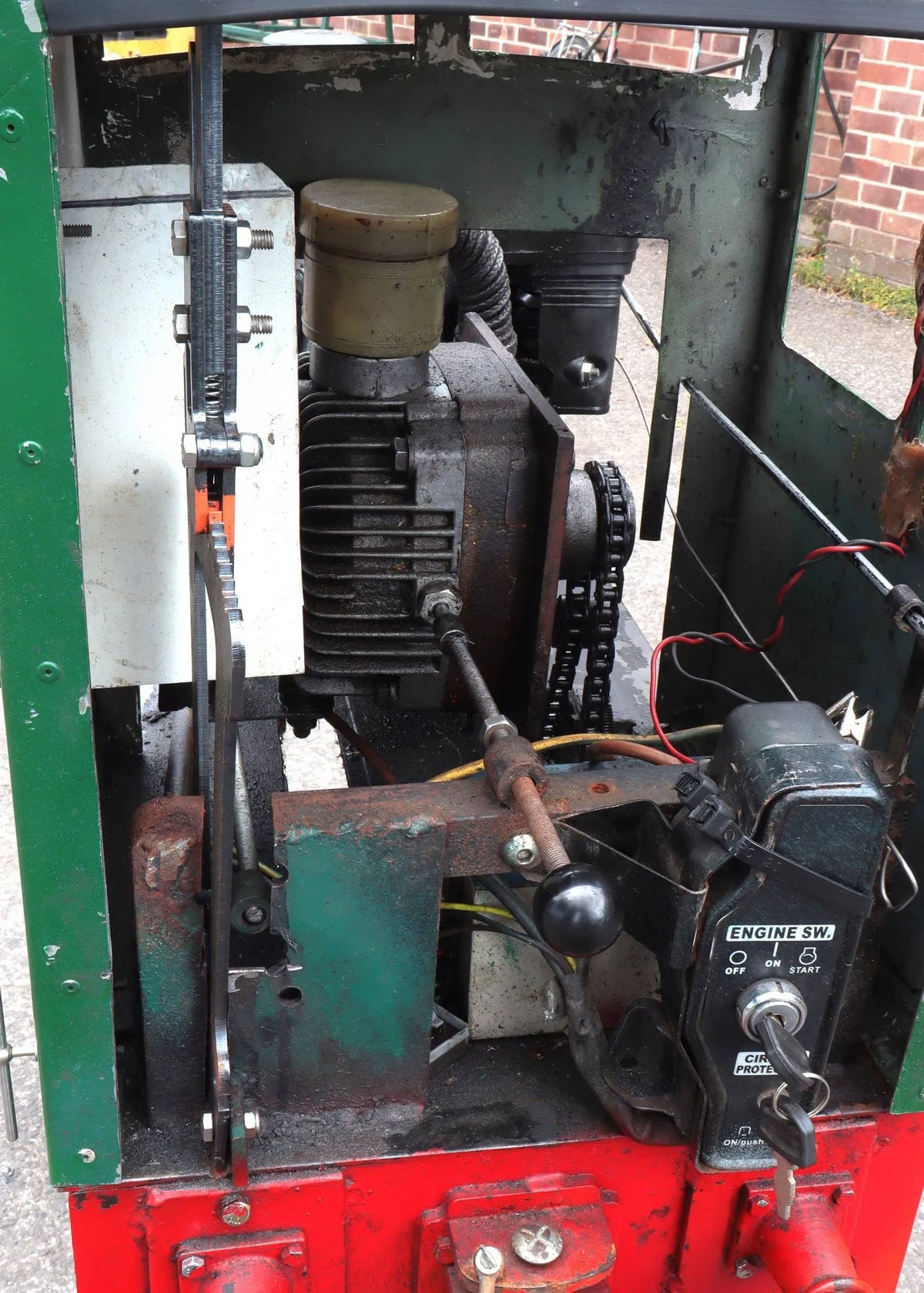 7 1/4 inch gauge petrol hydraulic shunter