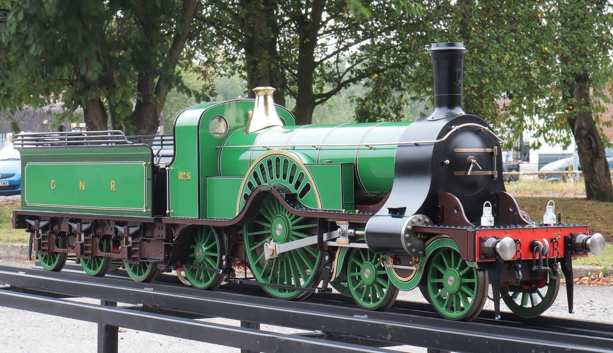 7 1/4 inch gauge GNR Stirling 8 foot Single No.5