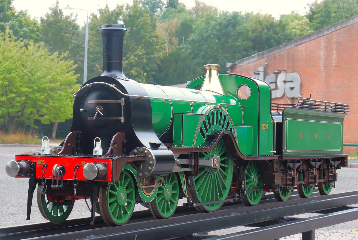 7 1/4 inch gauge GNR Stirling 8 foot Single No.5