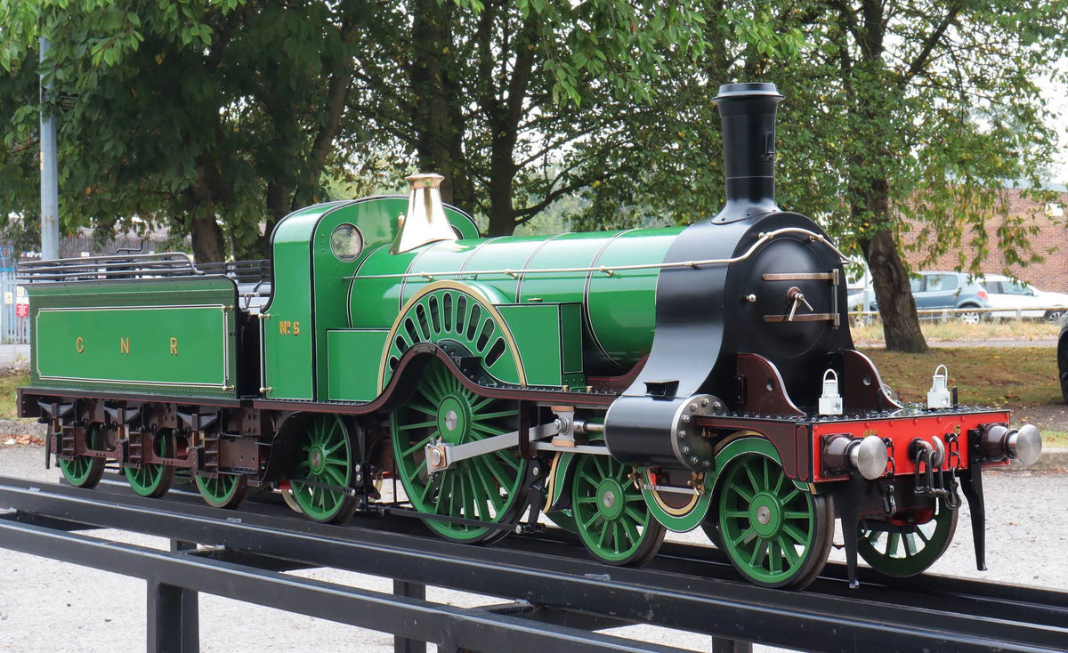 7 1/4 inch gauge GNR Stirling 8 foot Single No.5