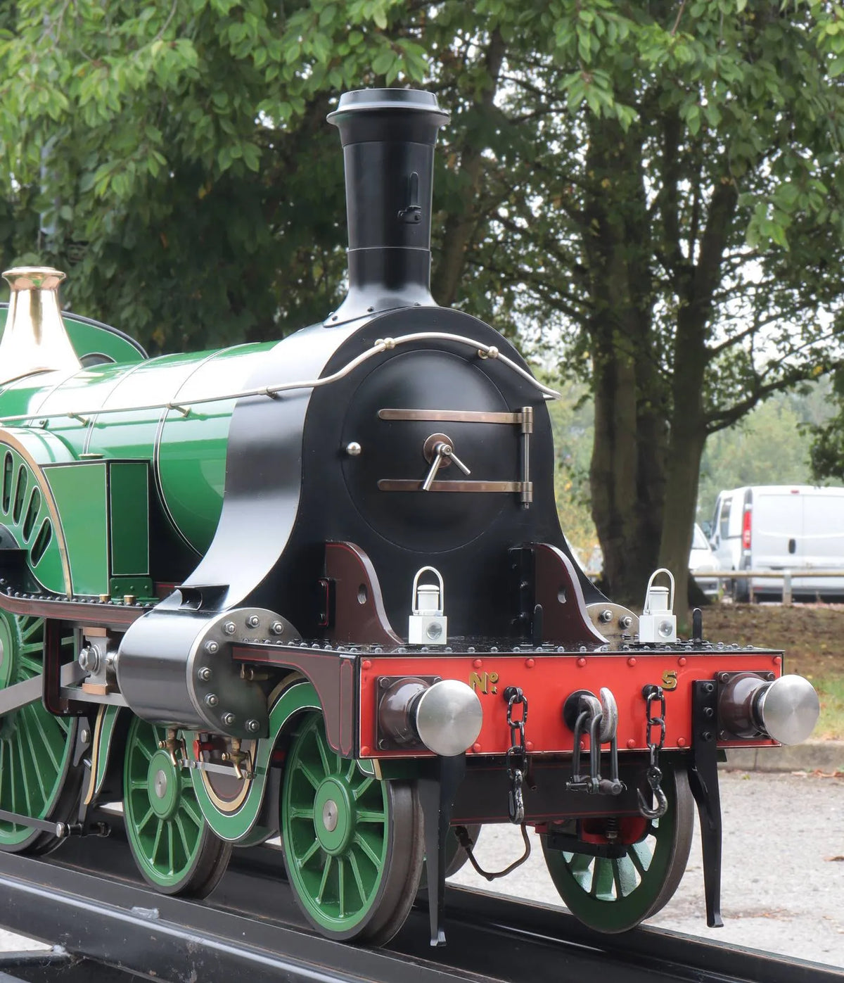 7 1/4 inch gauge GNR Stirling 8 foot Single No.5