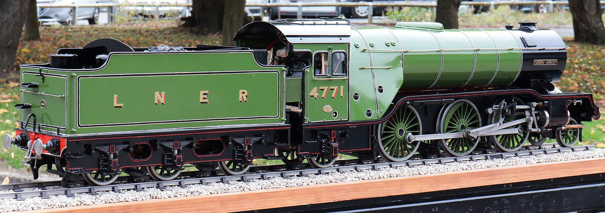 2 1/2 inch gauge LNER 2-6-2 "Green Arrow"