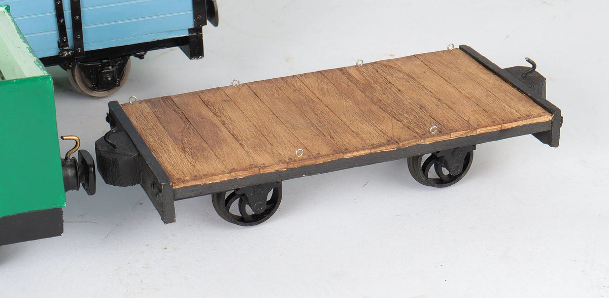 Rake of 32mm gauge wagons