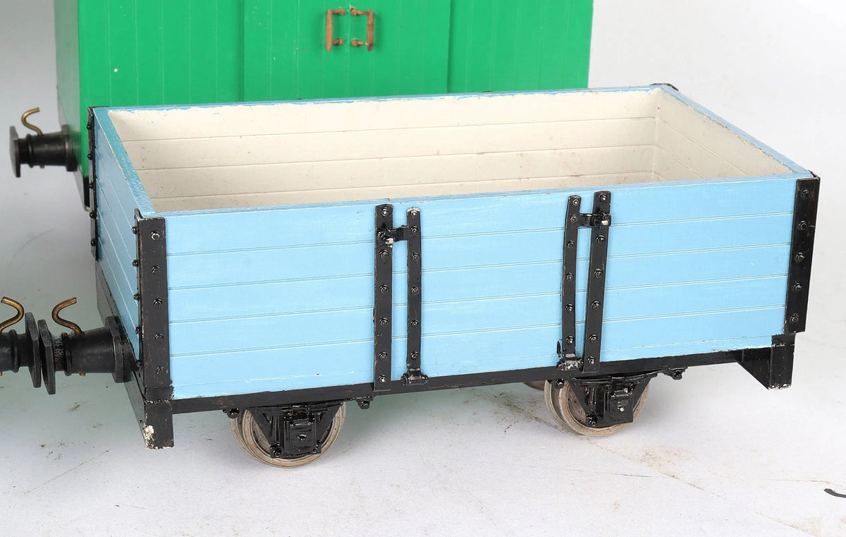 Rake of 32mm gauge wagons