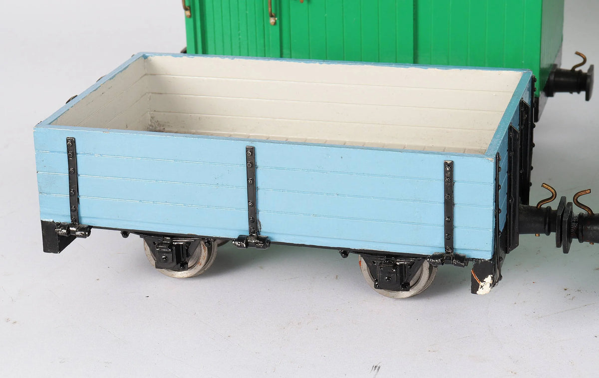 Rake of 32mm gauge wagons