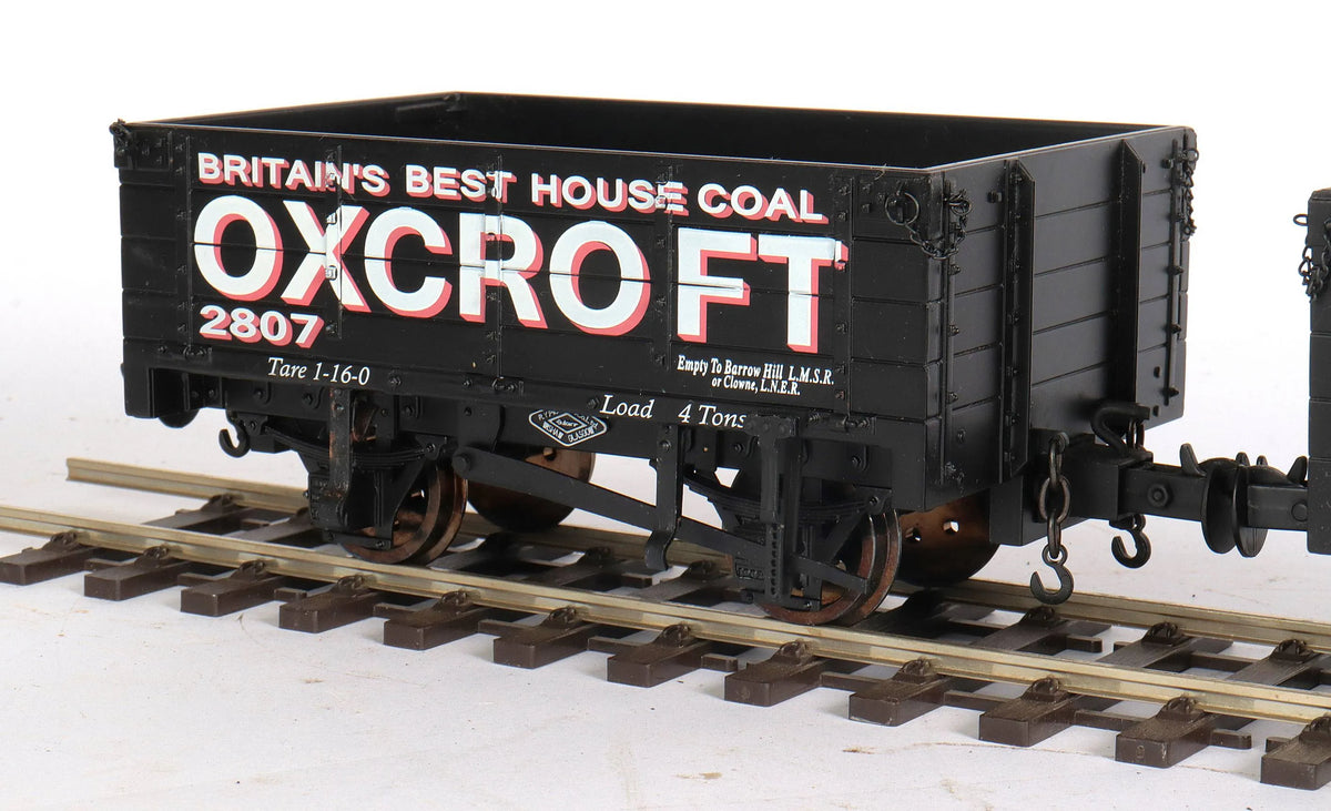 Pair 45mm gauge Welshpool & Llanfair "Oxcroft" open wagons