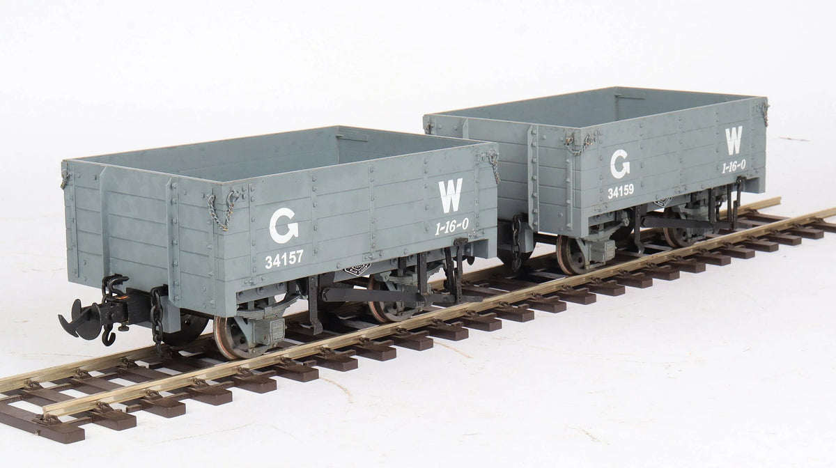 Pair of 45mm gauge Welshpool & Llanfair open wagons