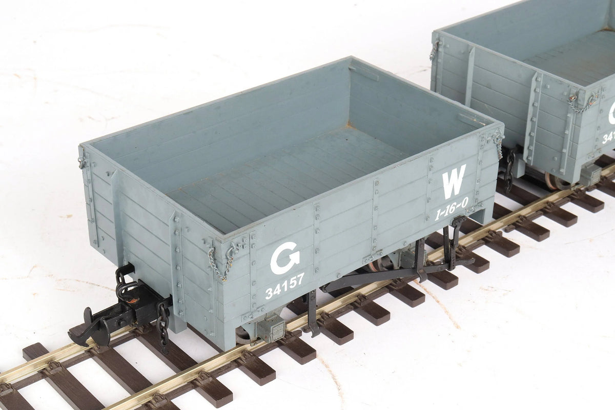 Pair of 45mm gauge Welshpool & Llanfair open wagons