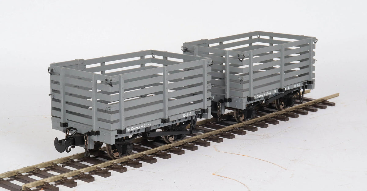 Pair of Accucraft Welshpool & Llanfair sheep wagons