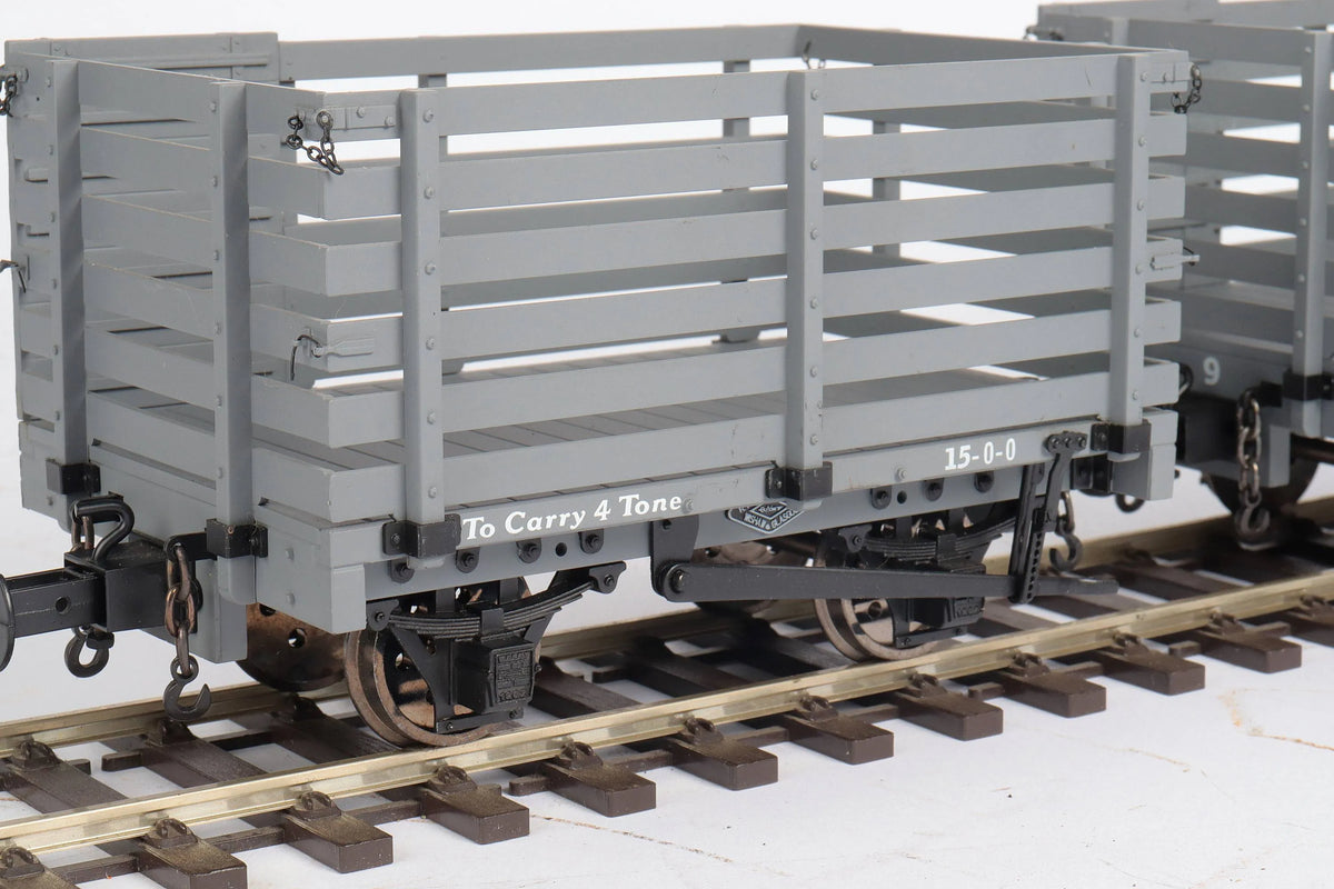 Pair of Accucraft Welshpool & Llanfair sheep wagons