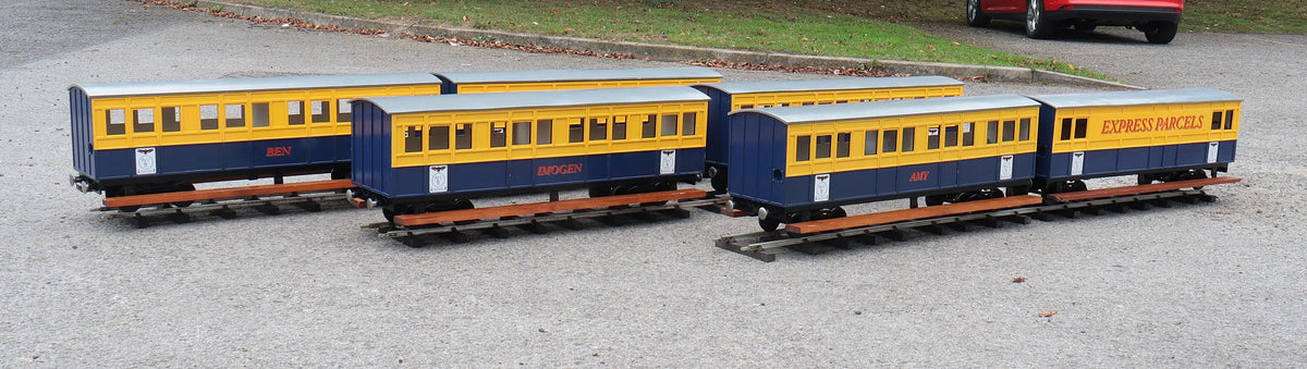 5 inch gauge Ride on Railways panel coach