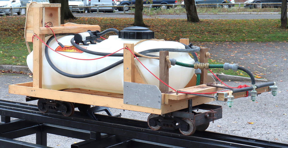 5 inch gauge weed killer wagon