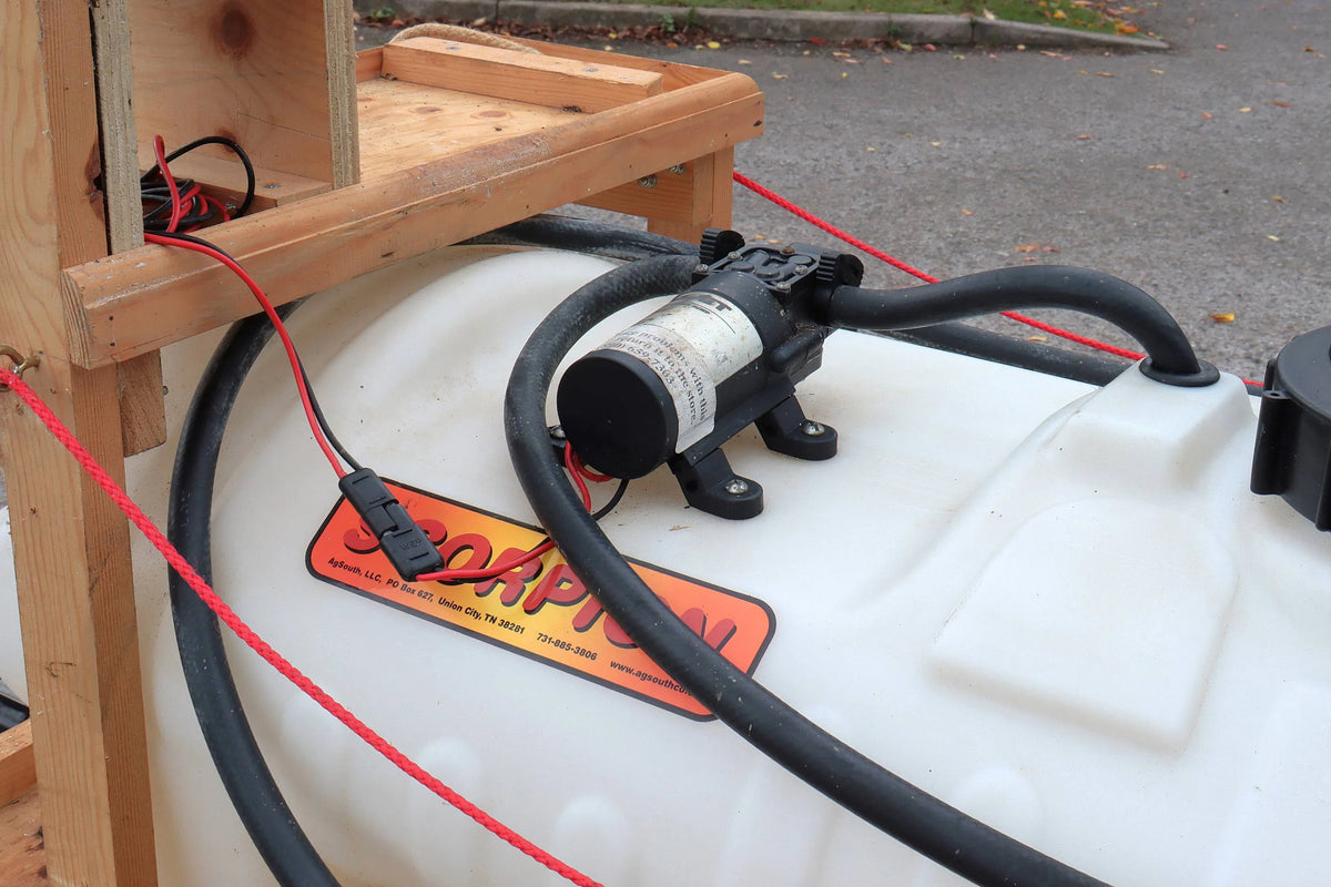 5 inch gauge weed killer wagon