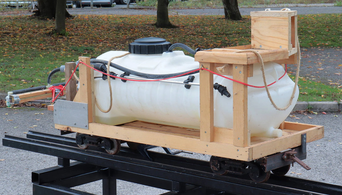 5 inch gauge weed killer wagon