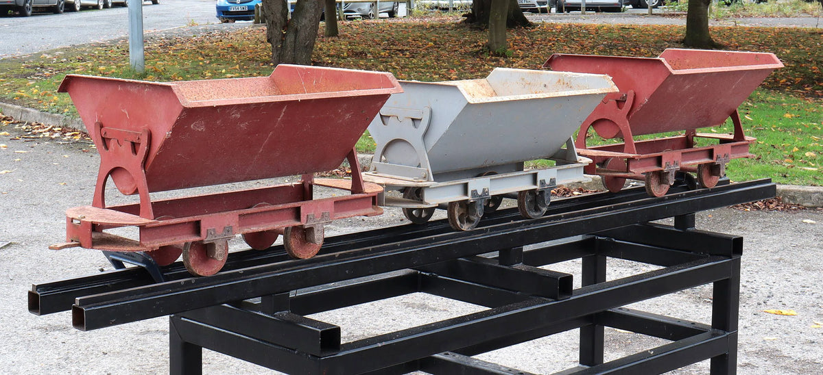 Three tipper wagons