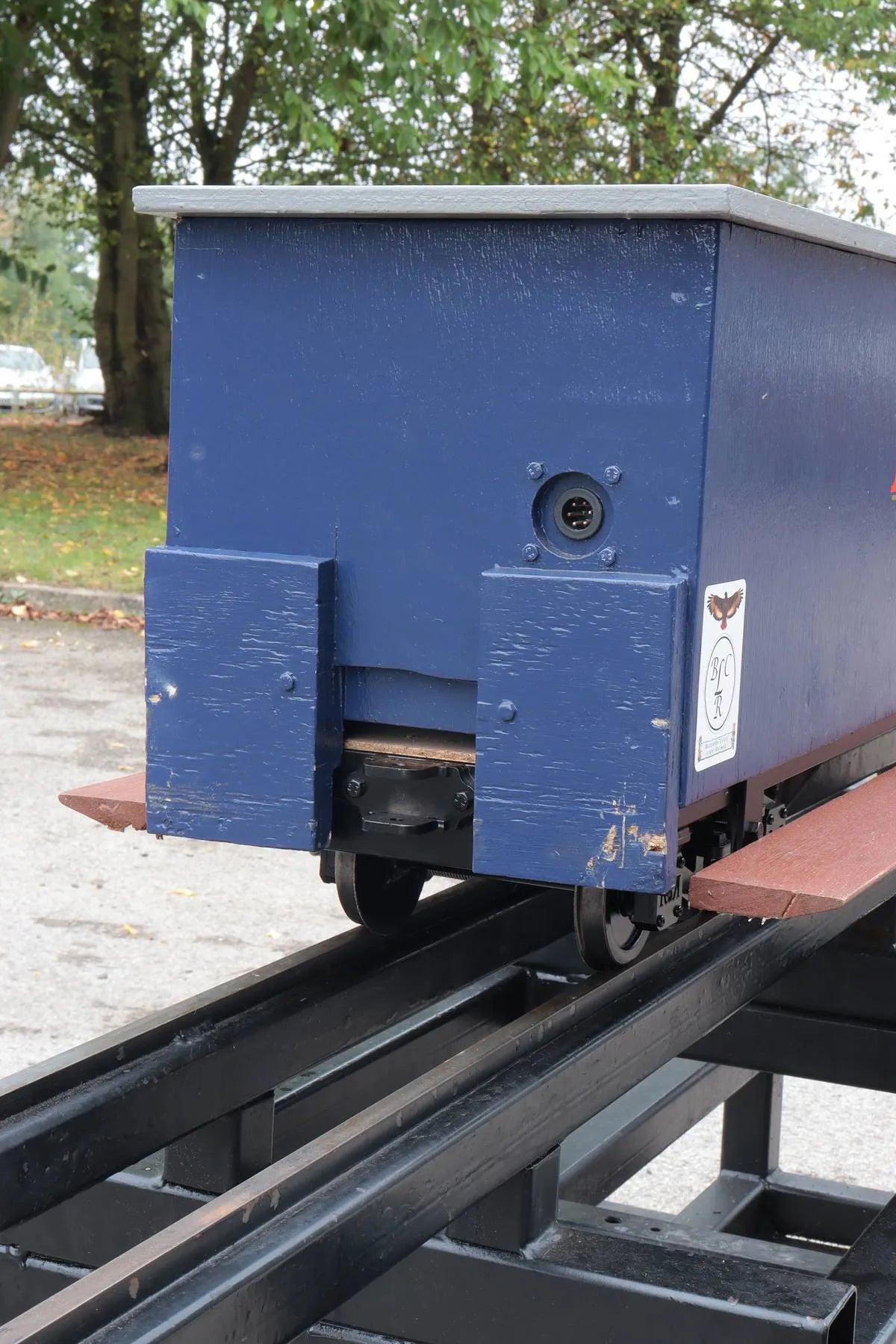 5 inch gauge bogie passenger truck