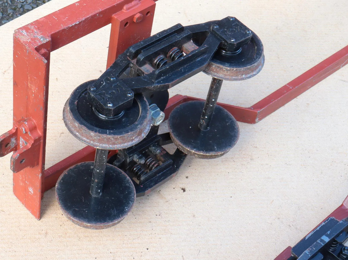 Pair of 5 inch gauge bogie truck chassis