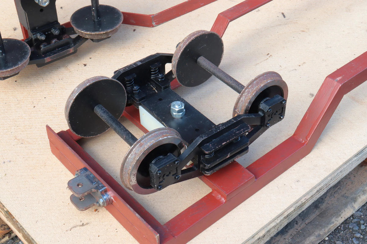 Pair of 5 inch gauge bogie truck chassis
