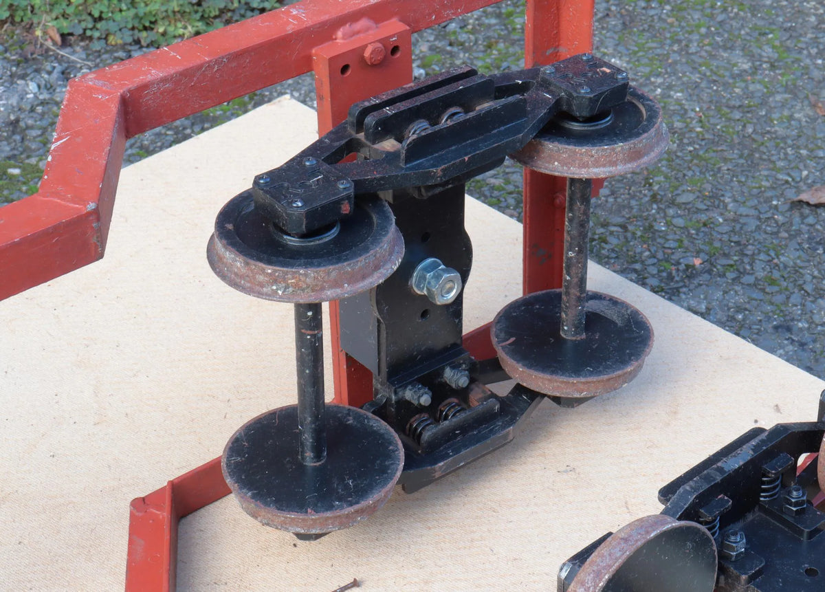 Pair of 5 inch gauge bogie truck chassis