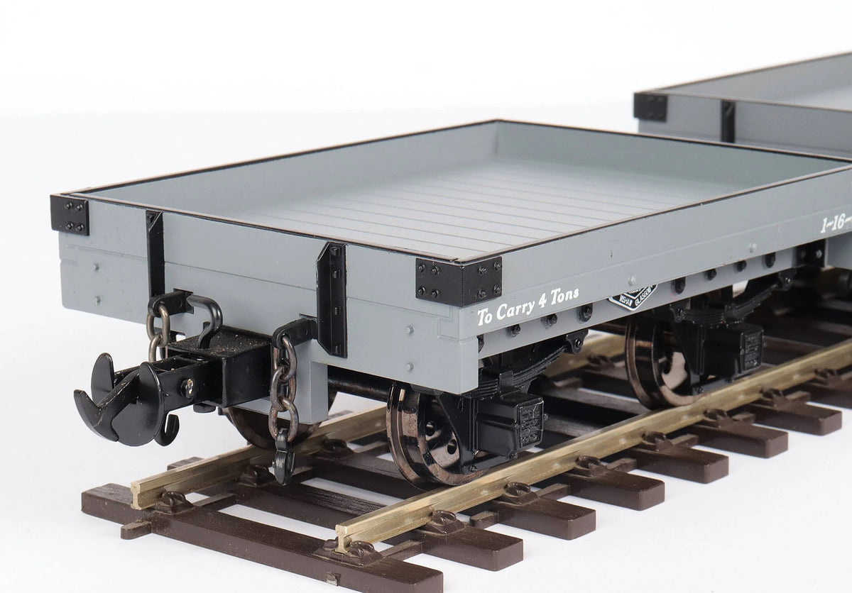 Four Accucraft 45mm narrow gauge W&L match trucks