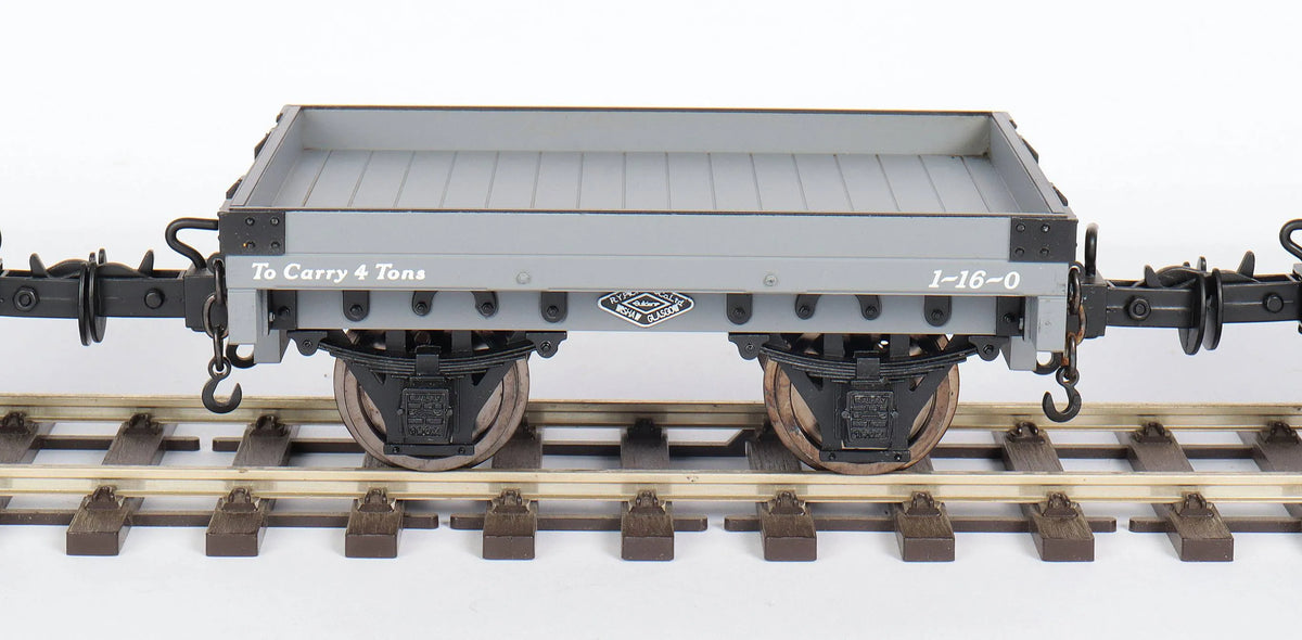 Four Accucraft 45mm narrow gauge W&L match trucks