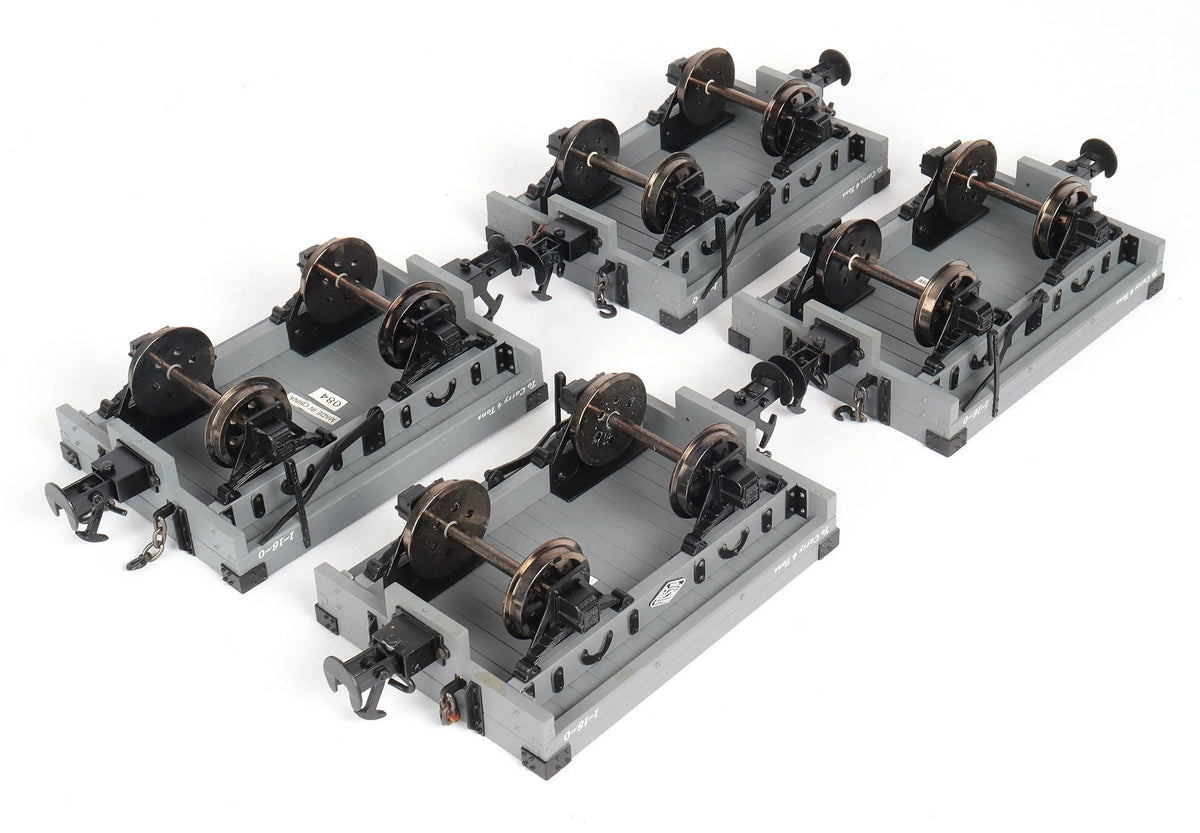 Four Accucraft 45mm narrow gauge W&L match trucks