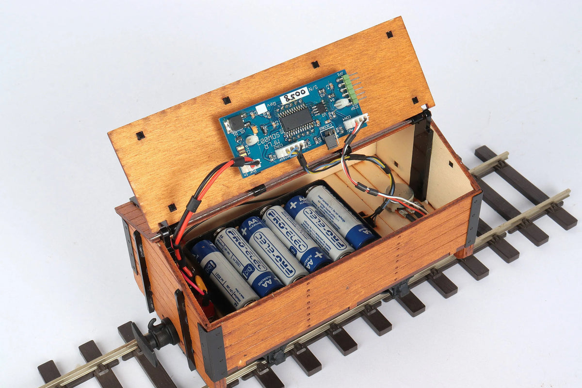 Gauge 1 wagon with speedometer