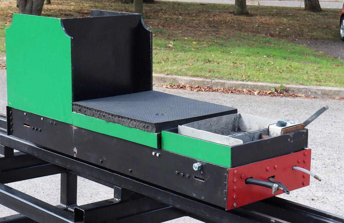 5 inch gauge bogie driving truck with electric boiler feed pump