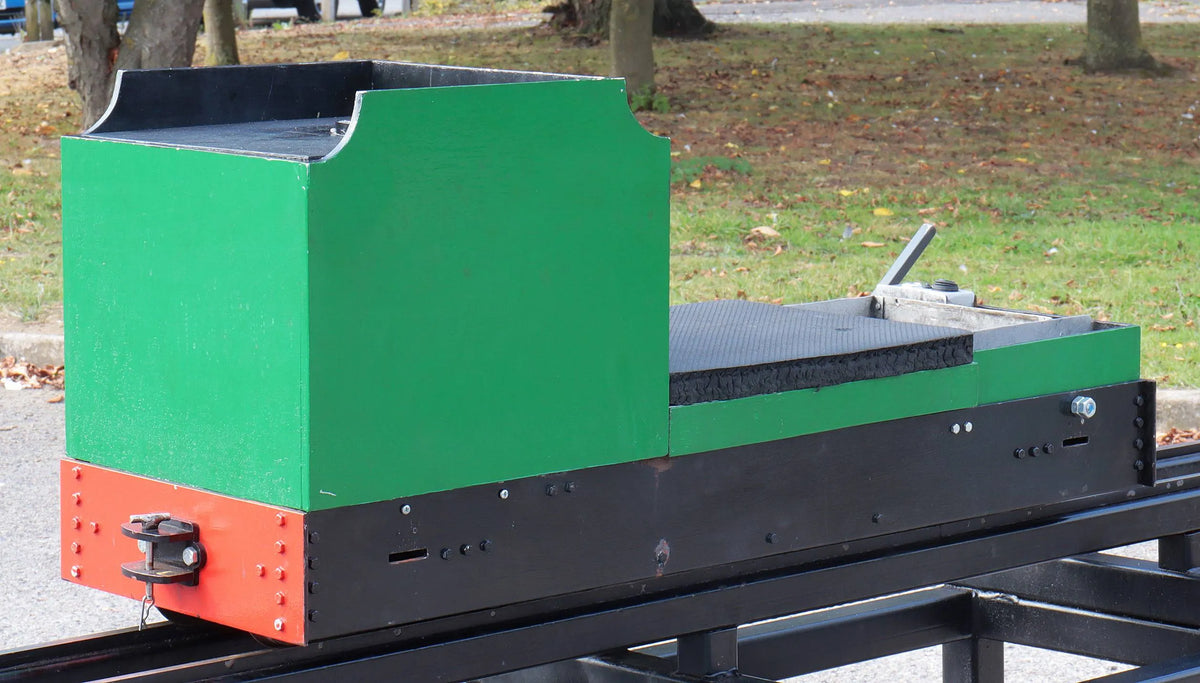 5 inch gauge bogie driving truck with electric boiler feed pump