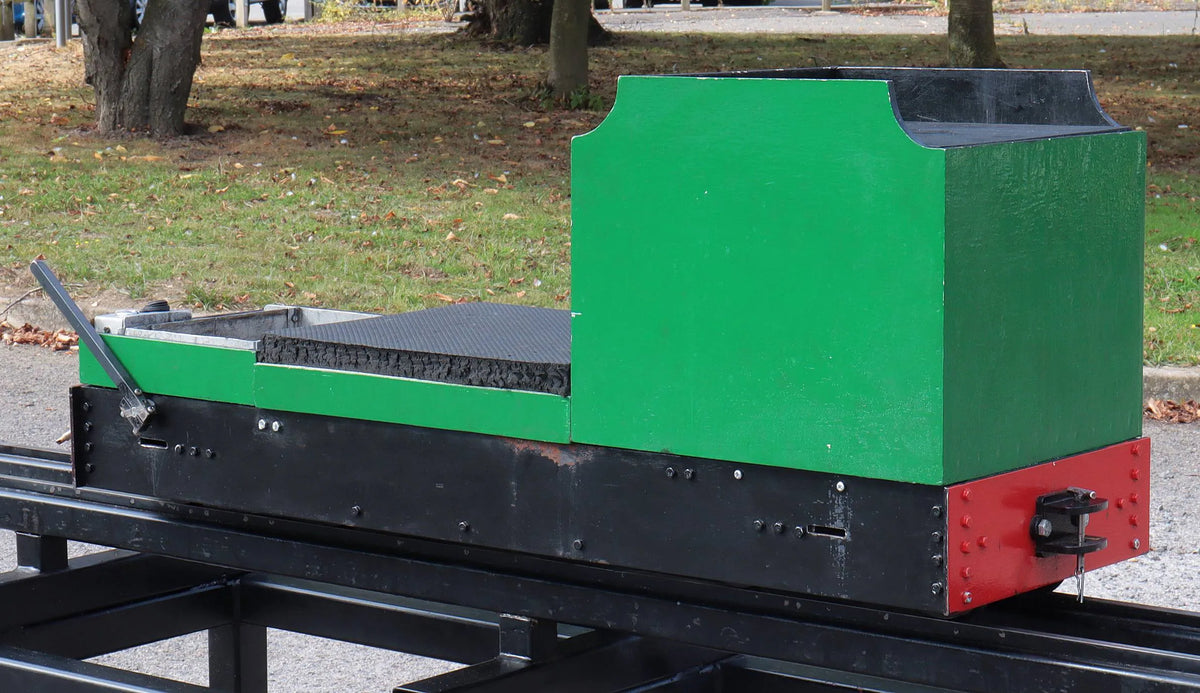 5 inch gauge bogie driving truck with electric boiler feed pump