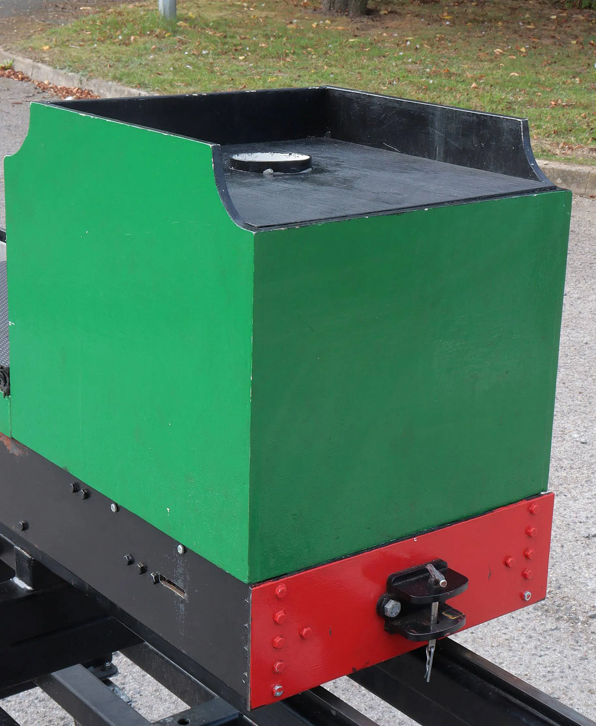 5 inch gauge bogie driving truck with electric boiler feed pump