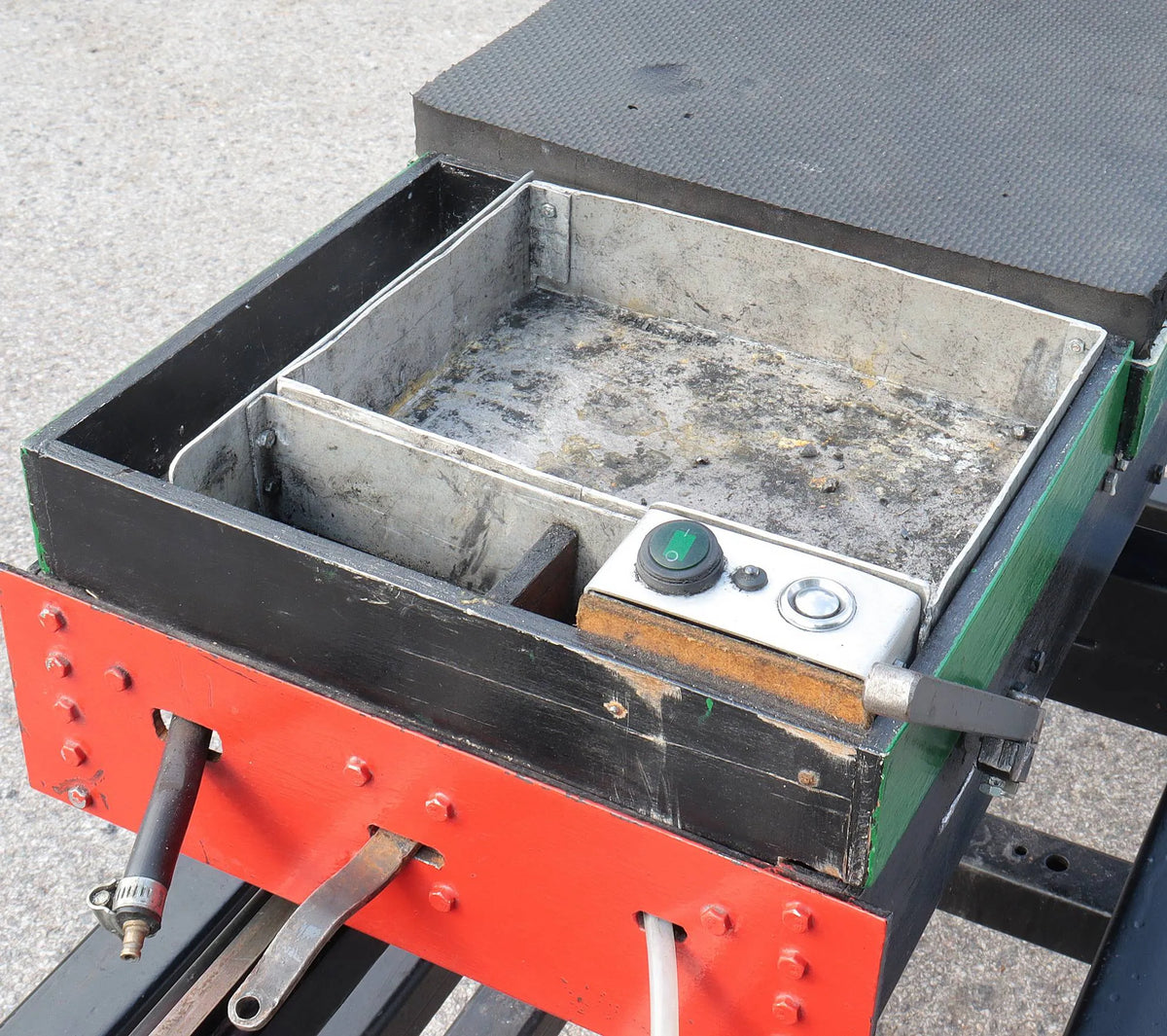 5 inch gauge bogie driving truck with electric boiler feed pump