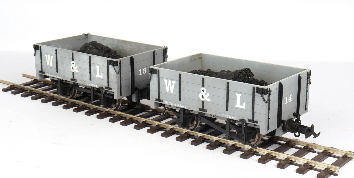 Pair of Accucraft Welshpool & Llanfair open wagons