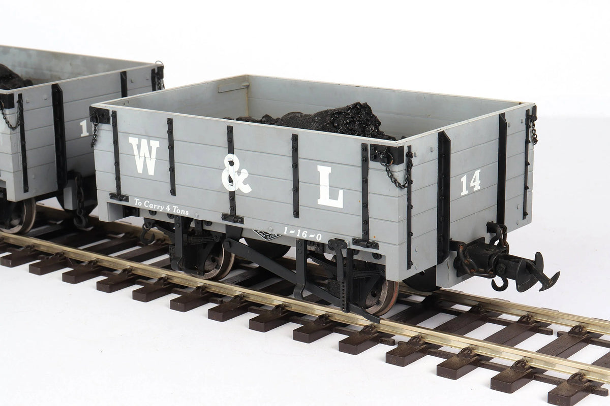 Pair of Accucraft Welshpool & Llanfair open wagons