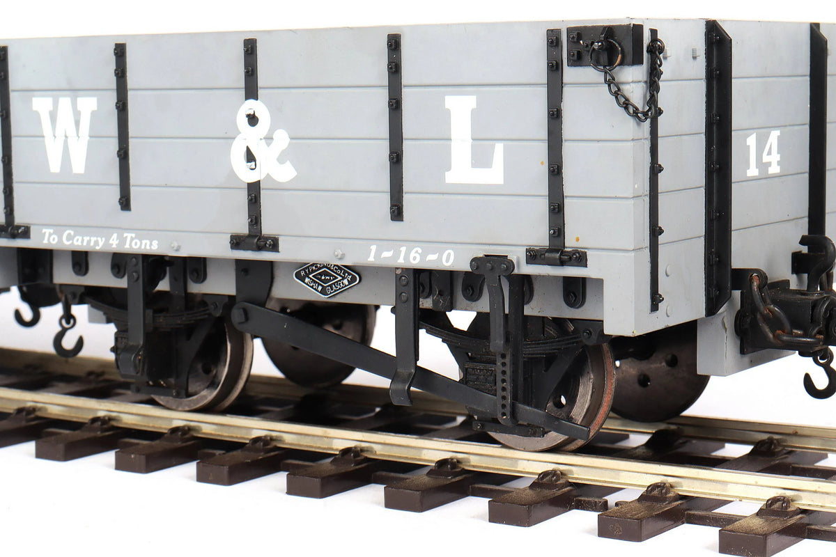 Pair of Accucraft Welshpool & Llanfair open wagons