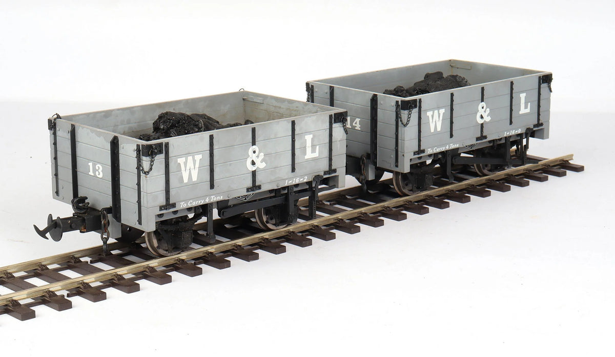 Pair of Accucraft Welshpool & Llanfair open wagons