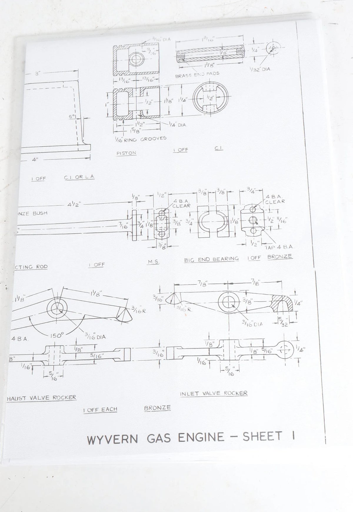 Westbury "Wyvern" castings