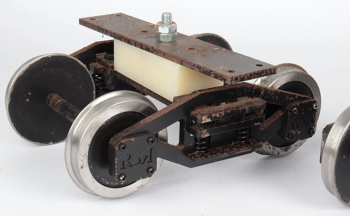 Pair of 5 inch gauge Ride on Railways driving truck bogies
