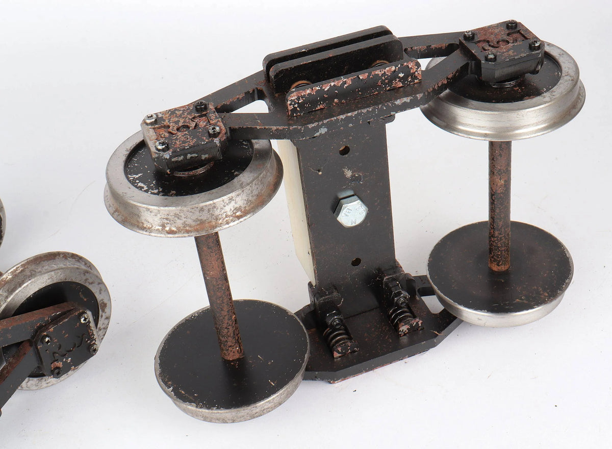 Pair of 5 inch gauge Ride on Railways driving truck bogies