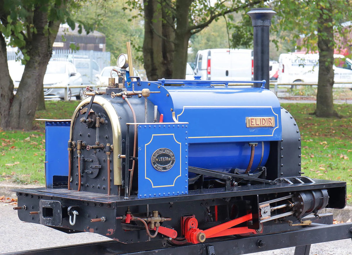 7 1/4 inch narrow gauge Hunslet 0-4-0ST with tender