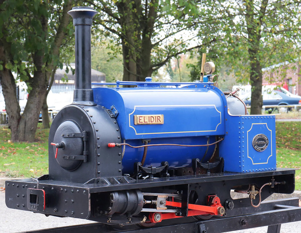 7 1/4 inch narrow gauge Hunslet 0-4-0ST with tender