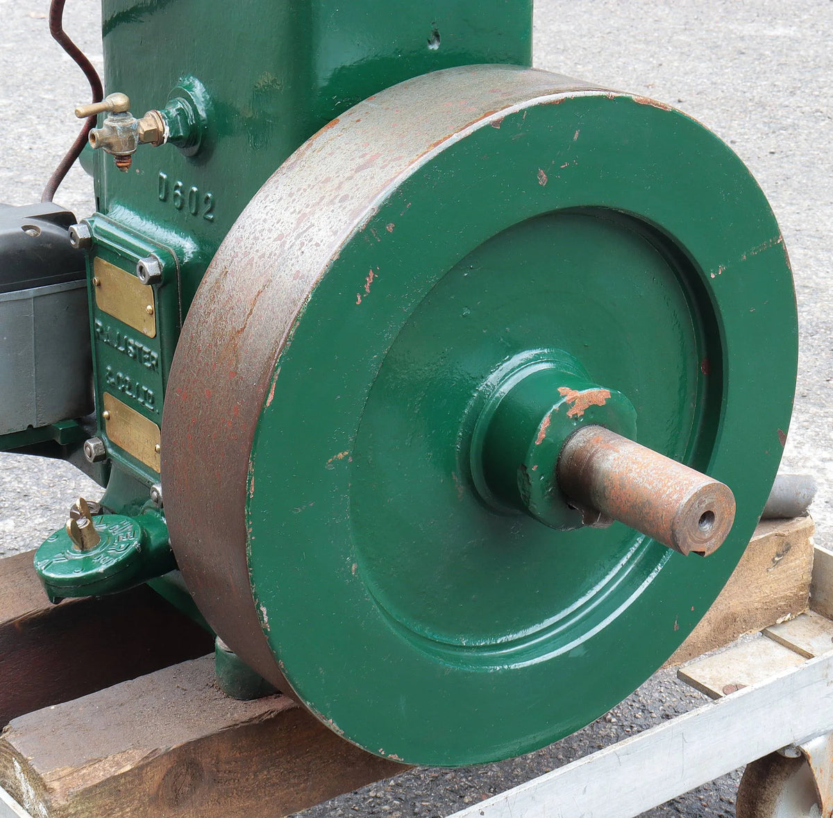 Lister D with marine flywheel