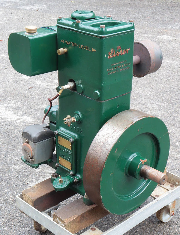 Lister D with marine flywheel - Station Road Steam