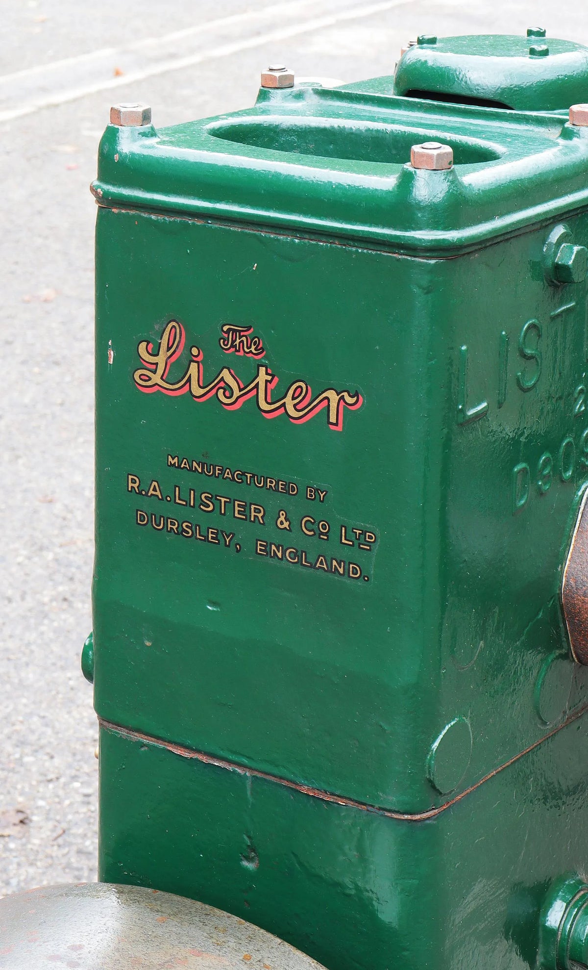 Lister D with marine flywheel