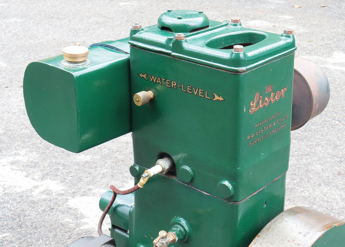 Lister D with marine flywheel