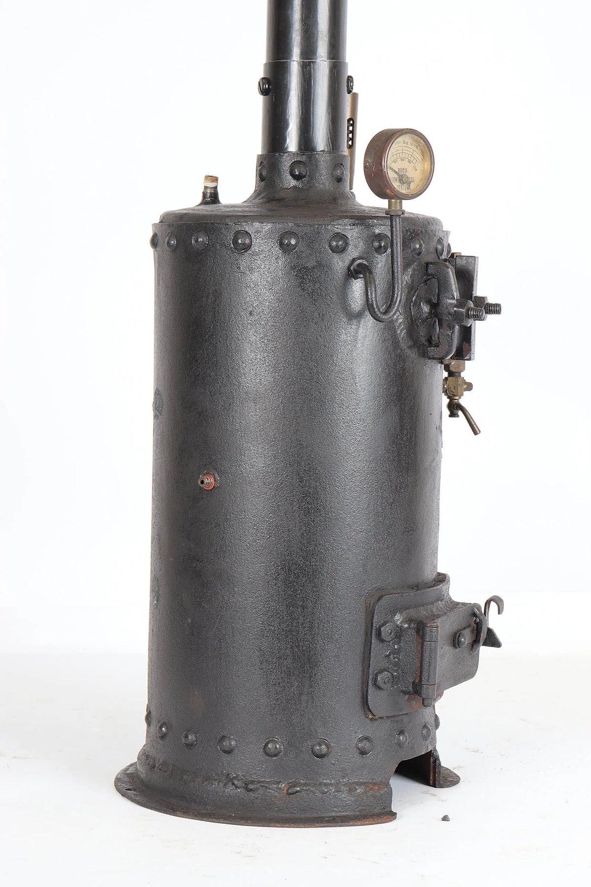 Vertical steel boiler
