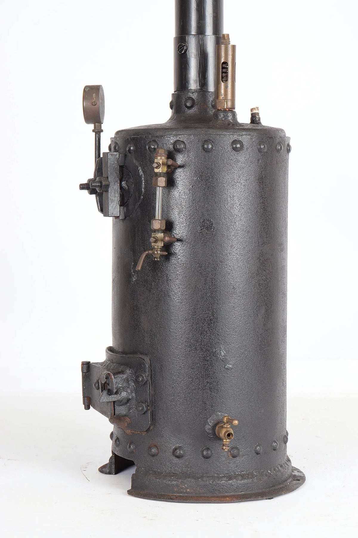 Vertical steel boiler