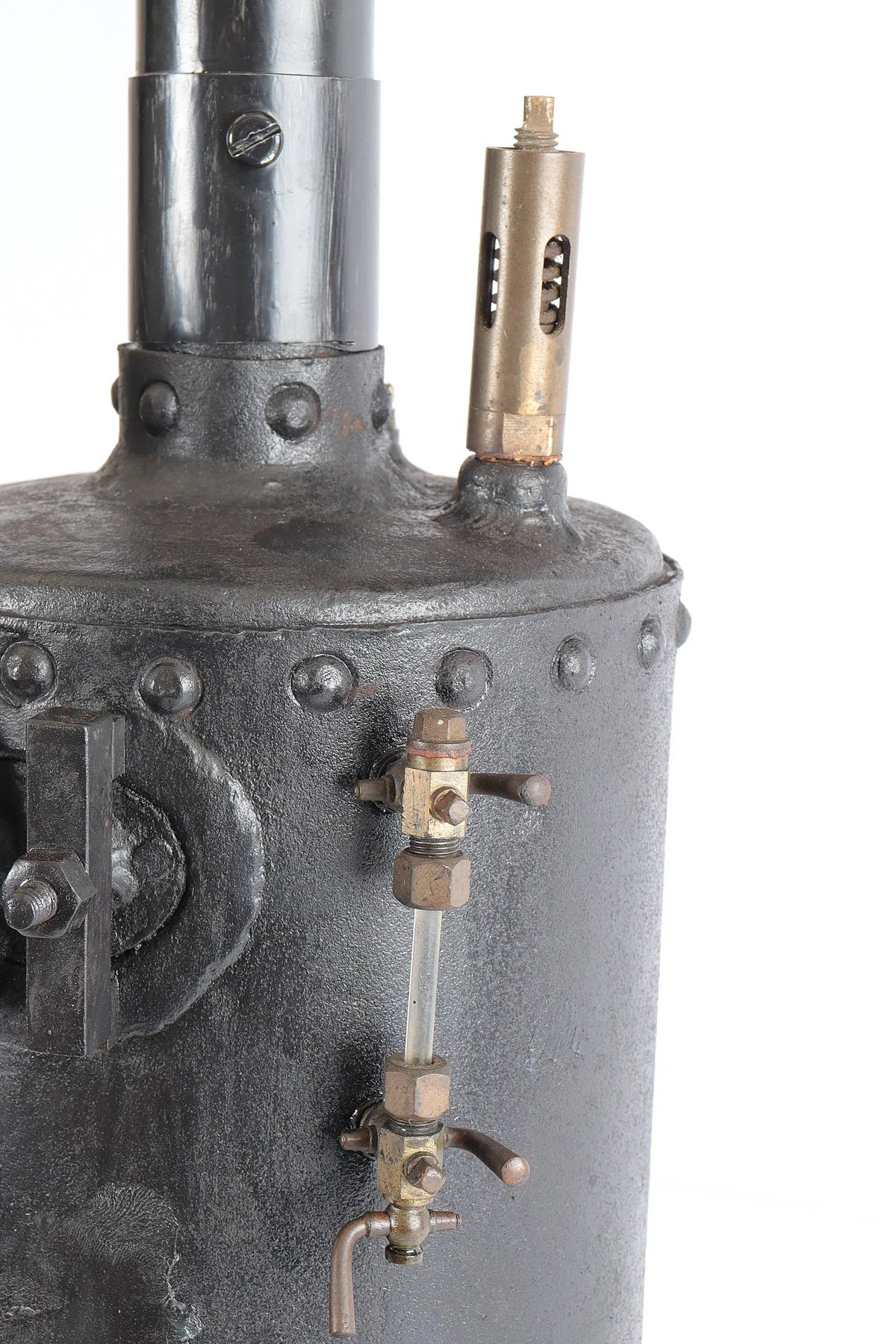 Vertical steel boiler