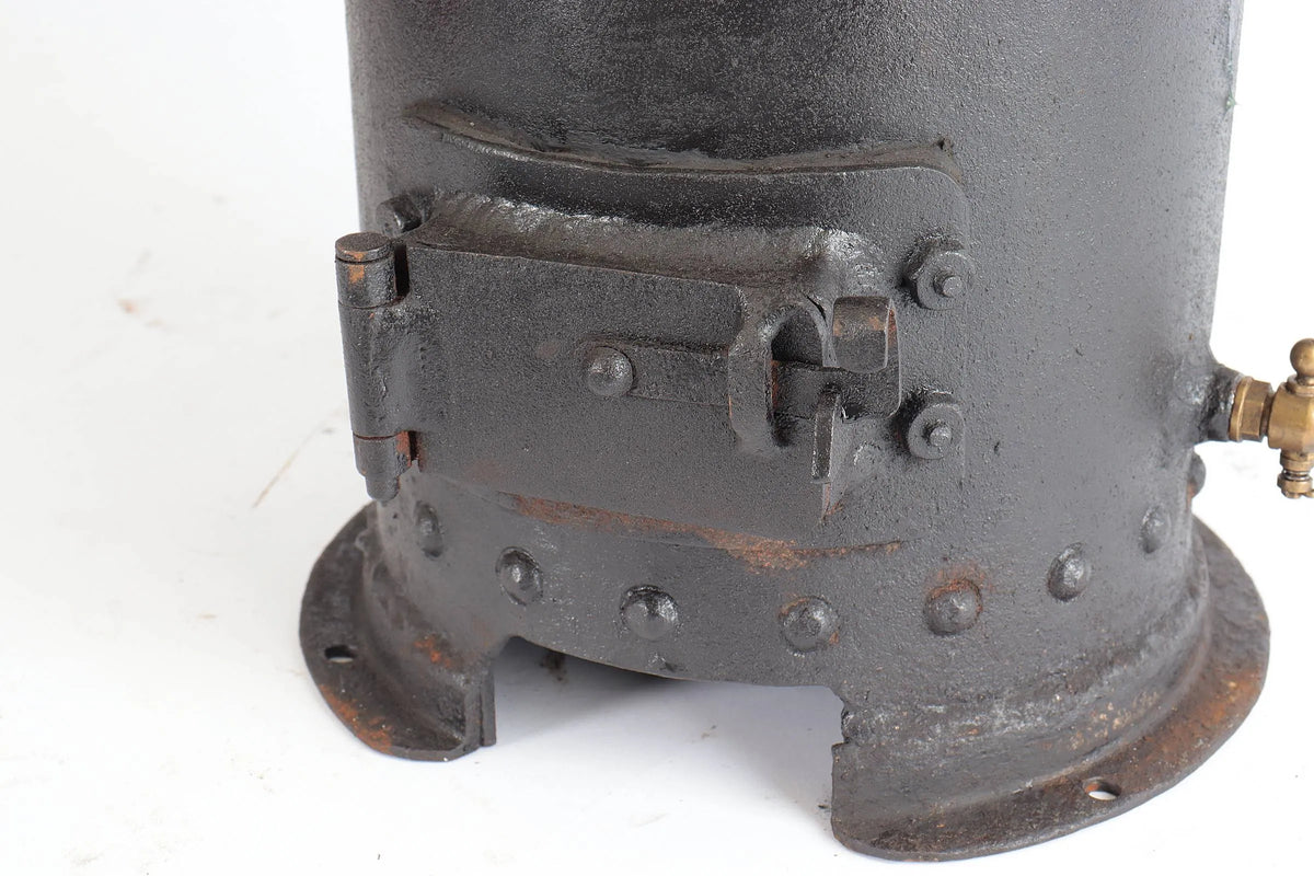 Vertical steel boiler